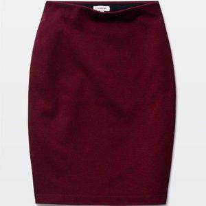 Aritzia Maroon Skirt